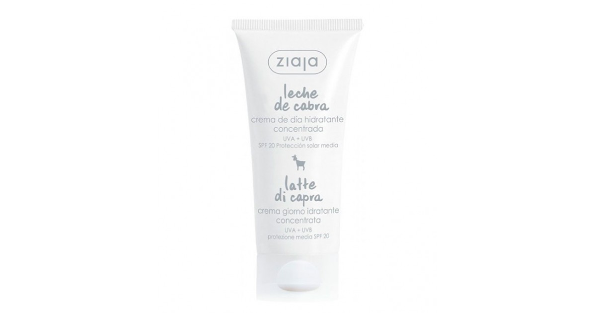 Ziaja - Crema facial de día hidratante con leche de cabra SPF20 50ml