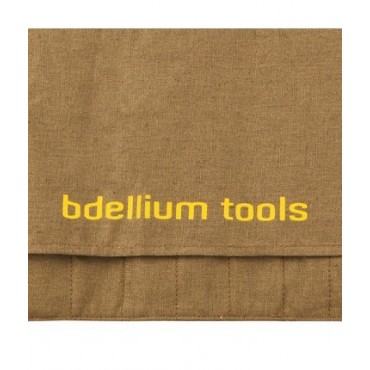 Bdellium - Set 15 brochas Green Bambu con manta enrrollable