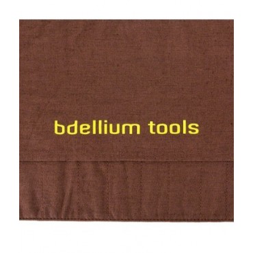 Bdellium - Set 22 brochas Pink Bambu Deluxe + manta enrrollable