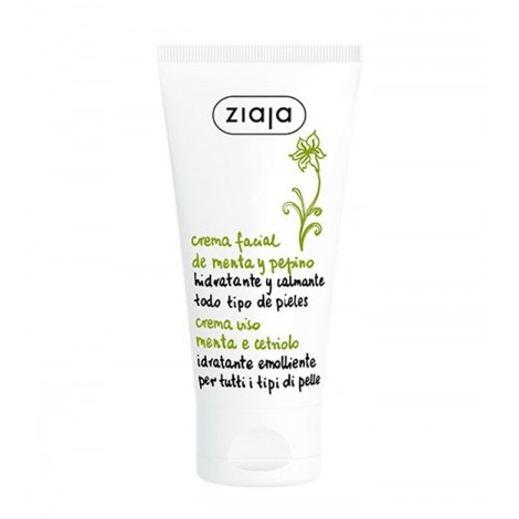 Ziaja - Crema facial hidratante con Pepino y Menta