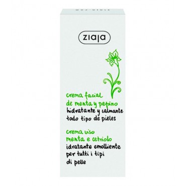Ziaja - Crema facial hidratante con Pepino y Menta