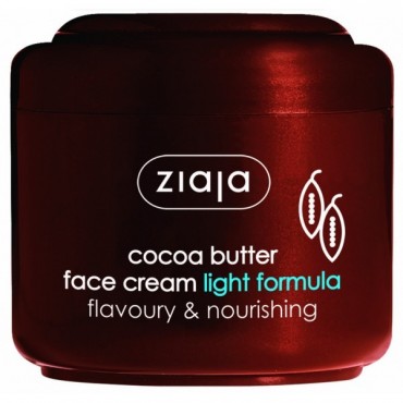 Ziaja - Crema Facial de Fórmula Ligera con Manteca de Cacao  