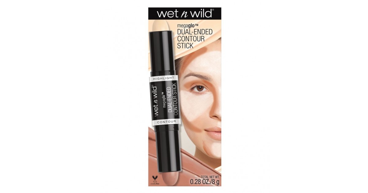 Wet N Wild - Stick Iluminador y contorno en crema MegaGlo - E7511: Light/Medium