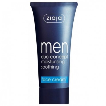 Ziaja - Crema Hidratante para Hombre con Propiedades Calmantes y Matificantes  