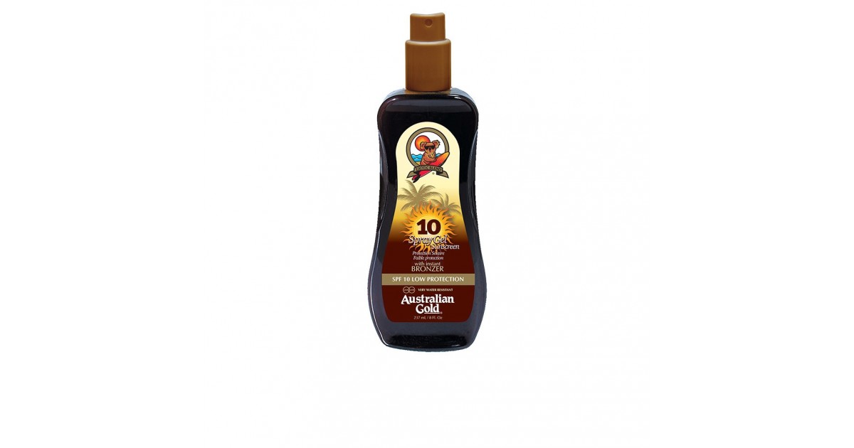 sunscreen spf10 spray gel with instant bronzer 237 ml