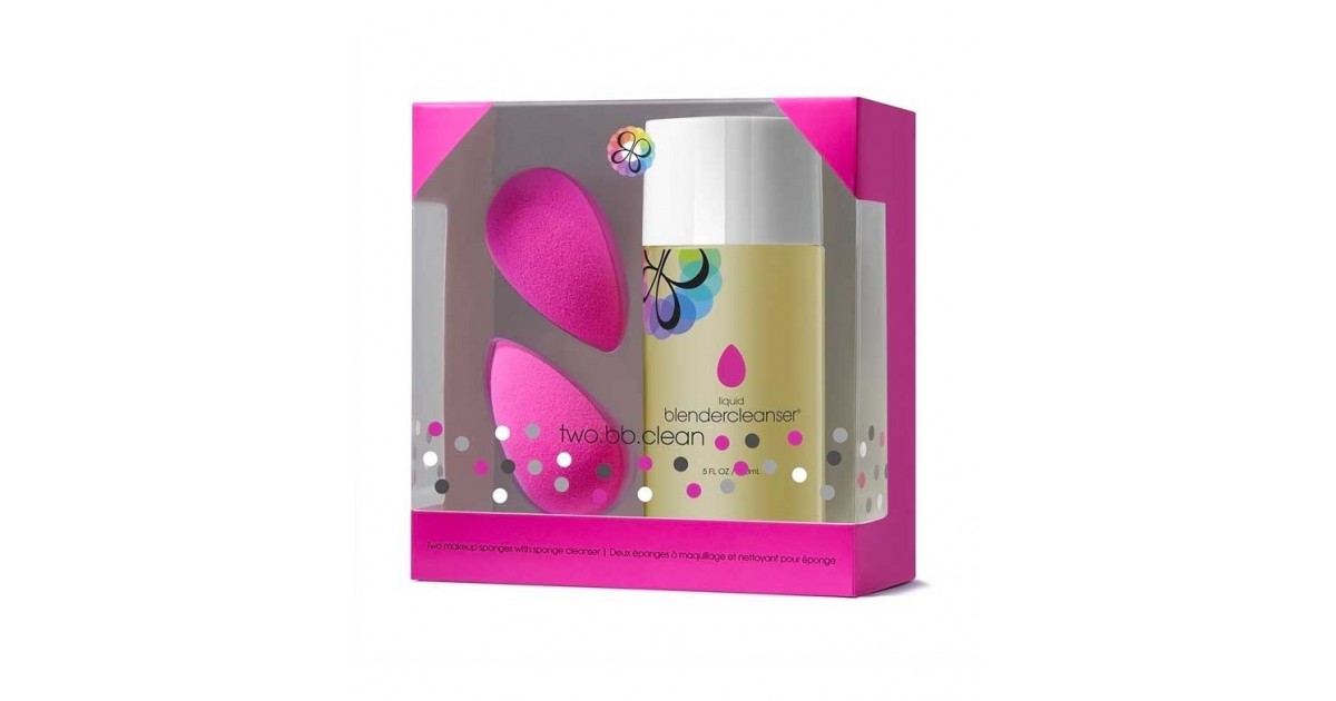 BeautyBlender - two.bb.clean - Kit 2 Esponjas y Limpiador Líquido 150ml