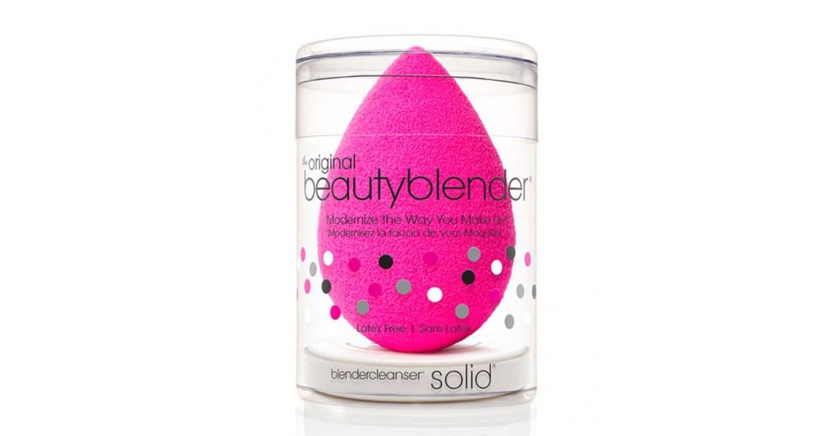BeautyBlender Pure - Esponja especial de maquillaje limpiador sólido 