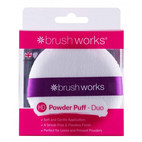 Brushworks - Duo de borlas de maquillaje