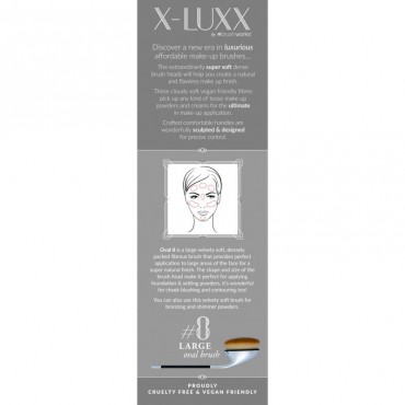 BrushWorks - Brocha Oval X-LUXX Nº8