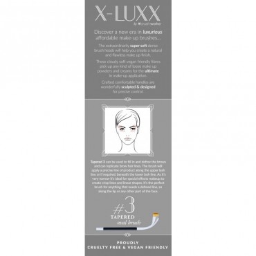 BrushWorks - Brocha Oval X-LUXX Nº3