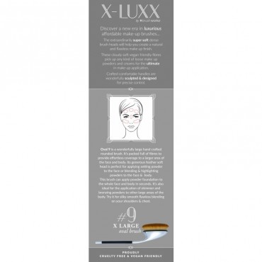 BrushWorks - Brocha Oval X-LUXX Nº9