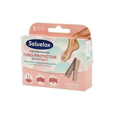 Salvelox - Tubo Protector de Silicona Recortable para Pies