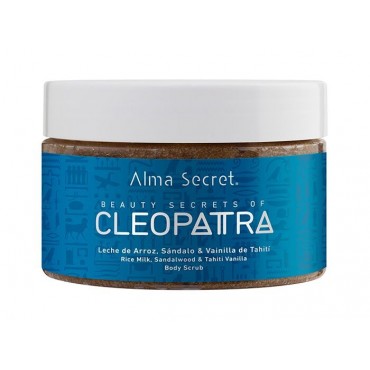 Alma Secret - Cleopatra - Exfoliante corporal con Leche de Arroz, Sándalo y Vainilla de Tahití