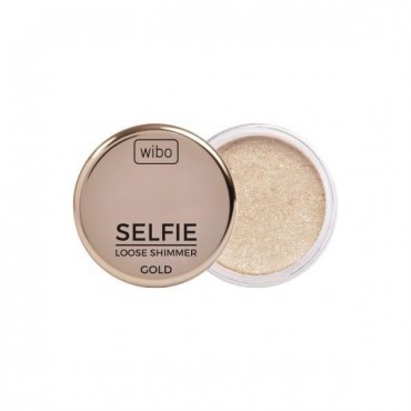Wibo - Iluminador en polvo Selfie Loose Shimmer - Gold
