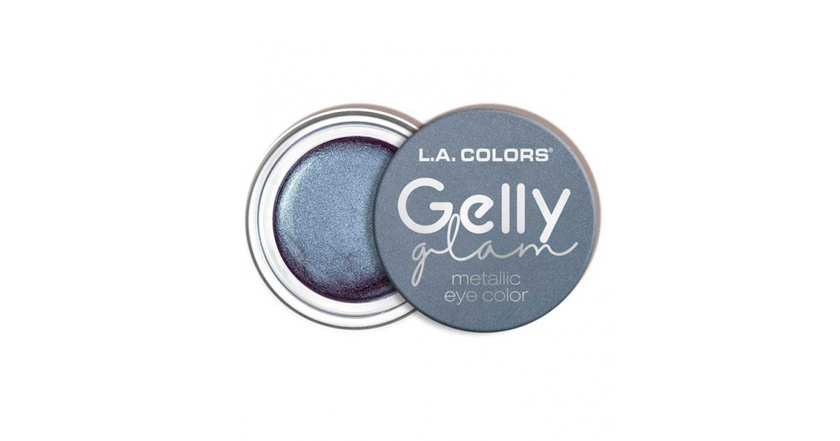 L.A Colors - Sombra de ojos en crema Gelly Glam Metallic - CES288 Blue Lightning