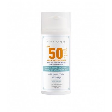 Alma Secret - Crema Facial con Alta Protección solar - SPF 50
