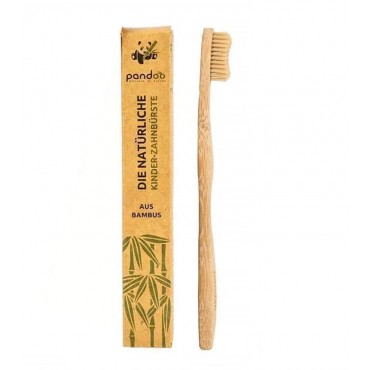 Pandoo - Cepillo de dientes de bambú para niños
