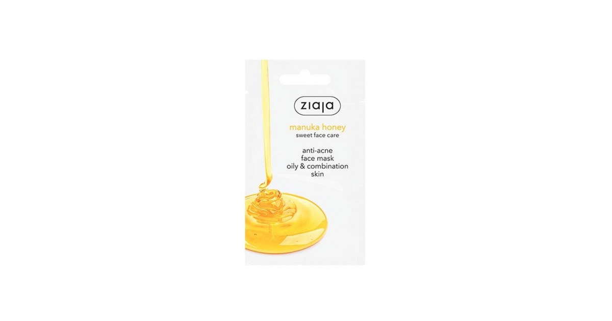 Ziaja - Mascarilla facial de miel de manuka antiacné para pieles grasas
