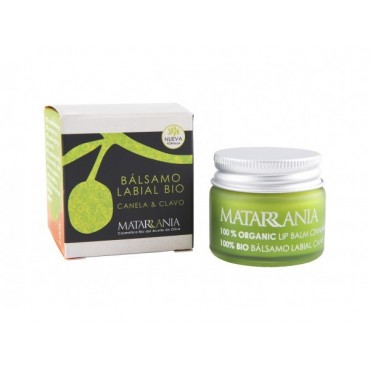 Matarrania - 100% Bio - Balsamo Labial de Canela y Clavo