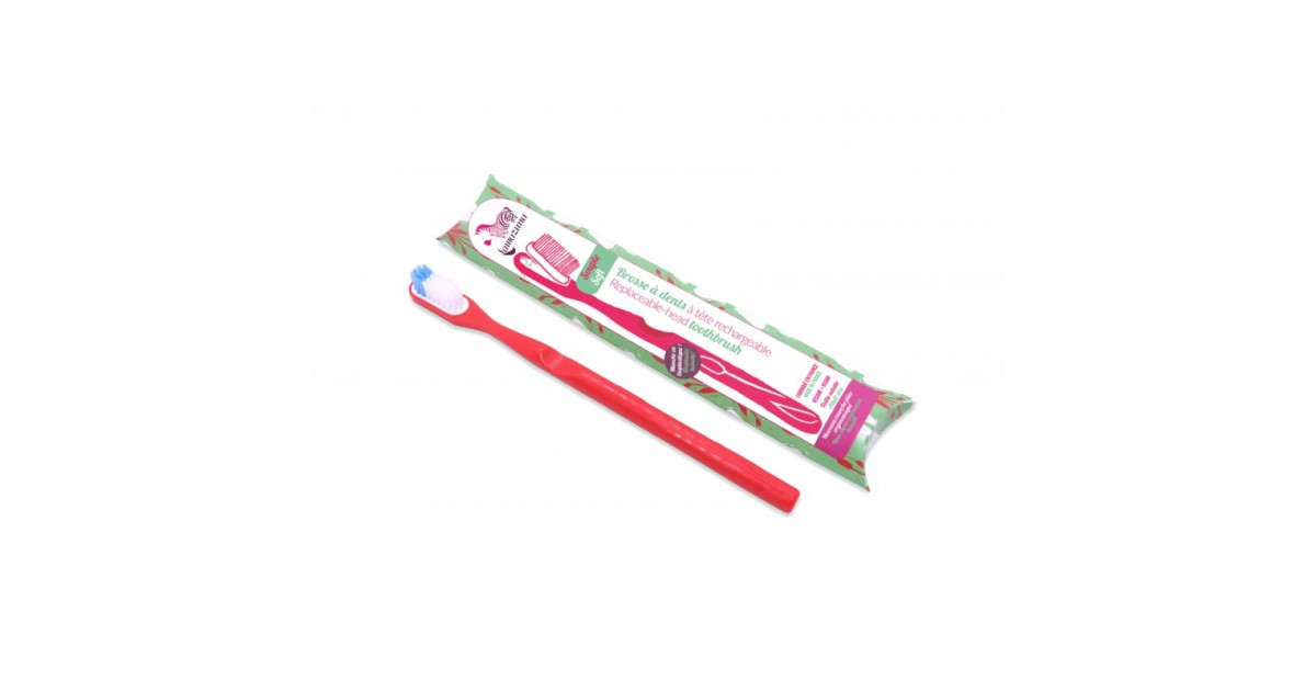 Lamazuna - Cepillo de dientes recargable Rojo - Suave