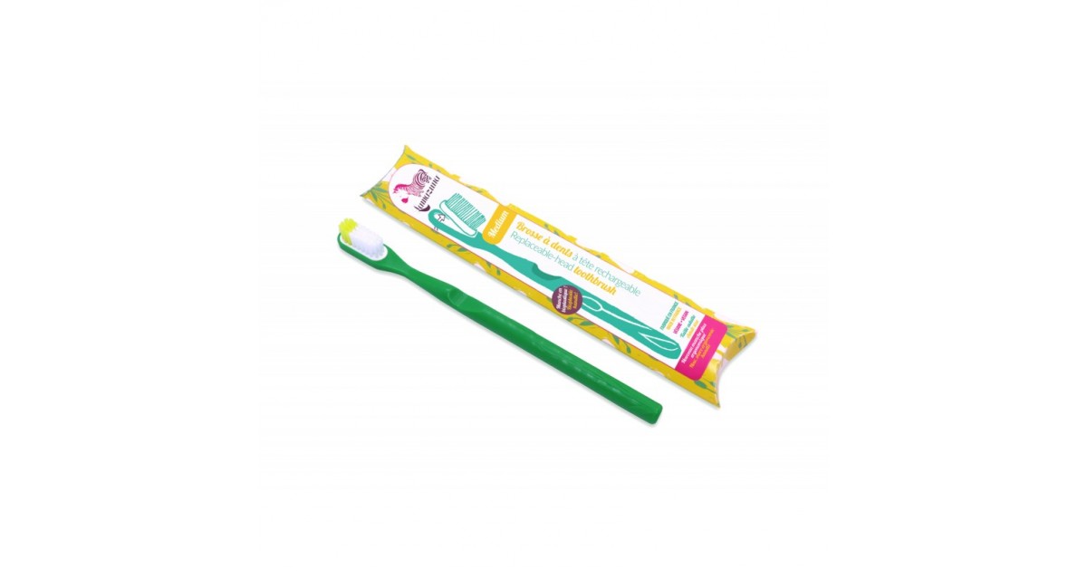 Lamazuna - Cepillo de dientes recargable Verde - Medio