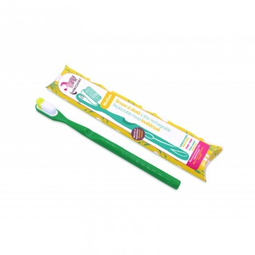 Lamazuna - Cepillo de dientes recargable Verde - Medio