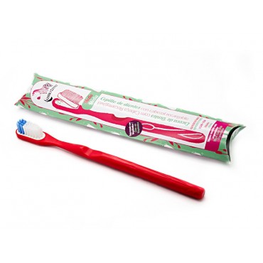 Lamazuna - Cepillo de dientes recargable Rojo - Medio