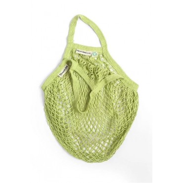 Turtle Bags - Bolsa de Algodón Ecológico de Red con Asa Corta - Lima
