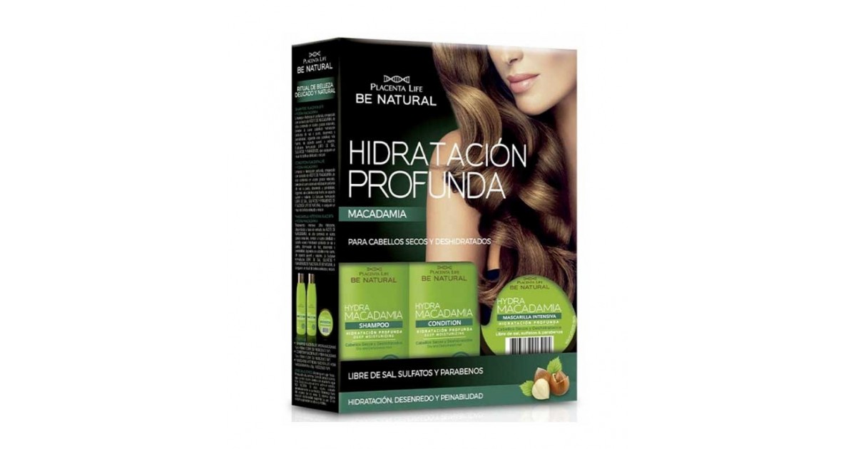 Be Natural - Hydra Macadamia - Kit Tratamiento hidratación profunda