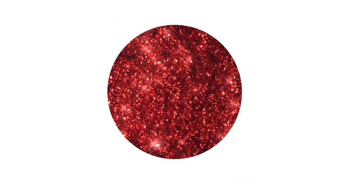 With Love Cosmetics - Glitter prensado - Berry Red