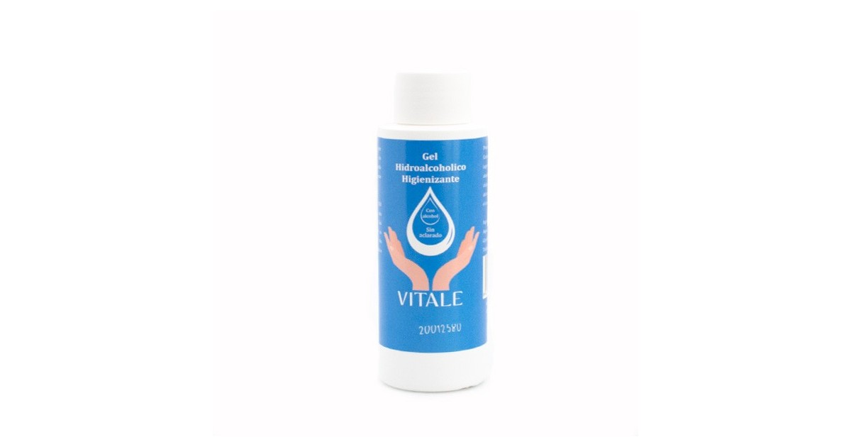 Vitale - Gel Higienizador de Manos Hidroalcohólico - 100ml