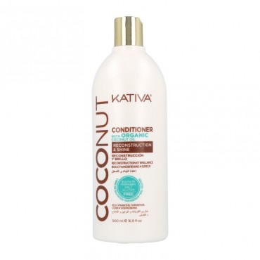Kativa - Coconut - Acondicionador con Aceite de Coco Orgánico - 500ml