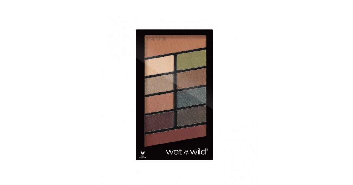 Wet N Wild - Paleta de 10 sombras de ojos Color Icon - E759: Comfort Zone