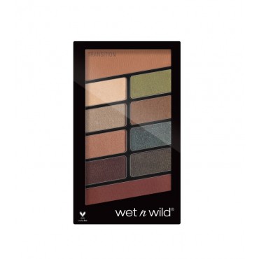 Wet N Wild - Paleta de 10 sombras de ojos Color Icon - E759: Comfort Zone