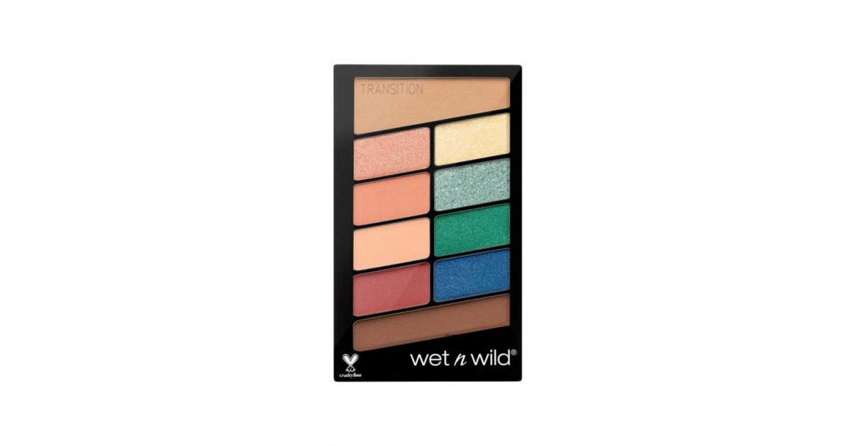 Wet N Wild - Paleta de 10 sombras de ojos Color Icon - E763D: Stop Playing Safe