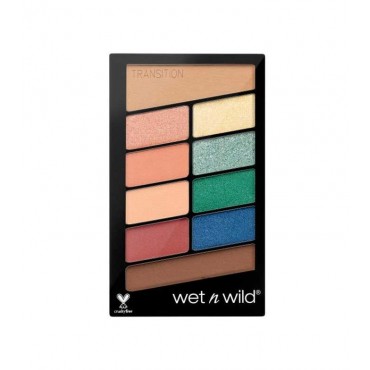 Wet N Wild - Paleta de 10 sombras de ojos Color Icon - E763D: Stop Playing Safe