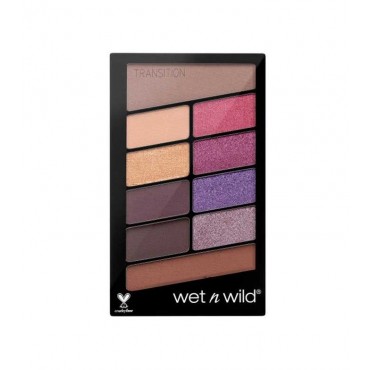 Wet N Wild - Paleta de 10 sombras de ojos Color Icon - E761B: V.I. Purple