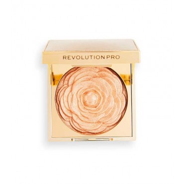 Revolution Pro - Iluminador en polvo Lustre Highlighter - Golden Rose