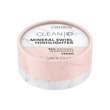 Catrice - *Clean ID* - Iluminador Mineral Swirl - 010: Silver Rose