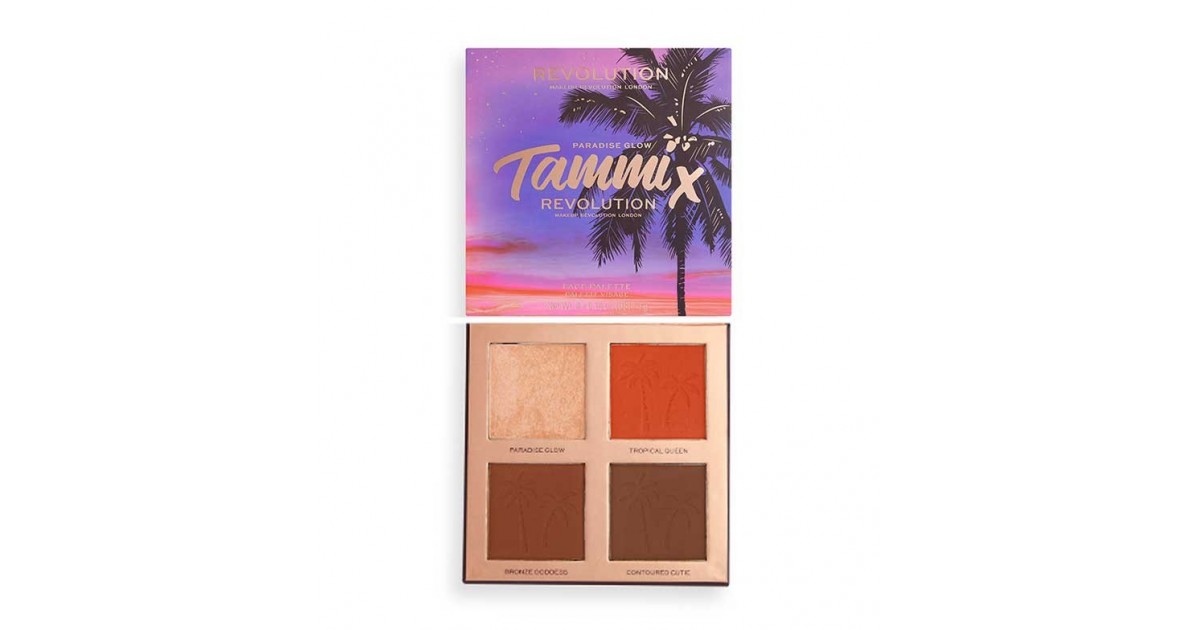 Revolution - *Tropical Twilight Collection* - Paleta de rosro X Tammi - Paradise Glow