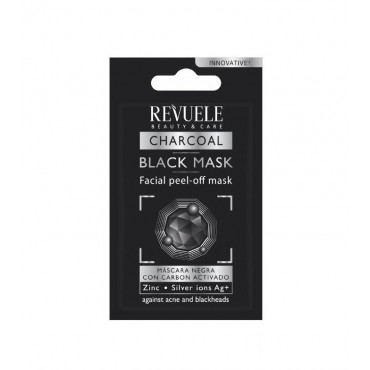 Revuele - Mascarilla negra con carbón activado Peel Off No problem - 7ml