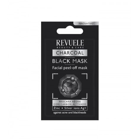 Revuele - Mascarilla negra con carbón activado Peel Off No problem - 7ml