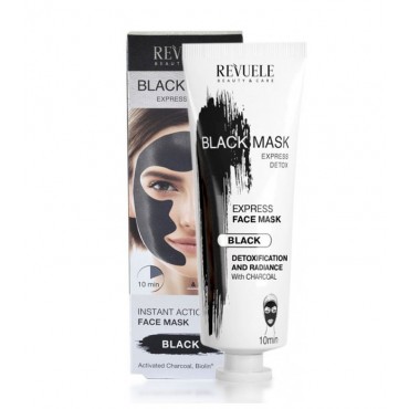 Revuele - Mascarilla facial negra Black Mask Express Detox - 80ml