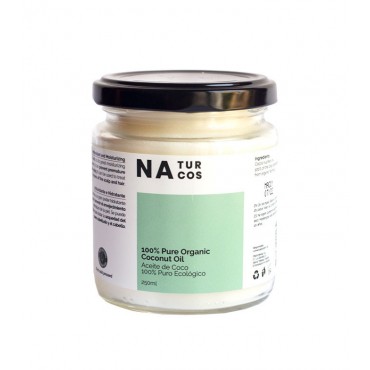 Naturcos - Aceite de coco ecológico 100% puro - 250ml