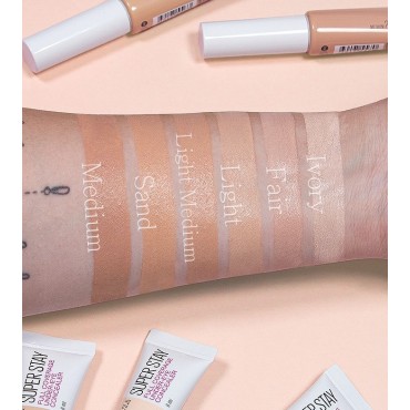 Maybelline - Corrector líquido Super Stay full coverage - 05: Ivory