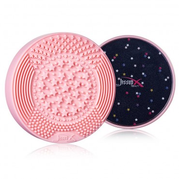 Jessup Beauty - BRUSH CLEANER 2-IN-1 DRY (SPONGE) & WET (SILICONA) A005: Sachet Pink