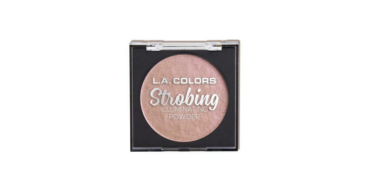 L.A. Colors - Strobing Illuminating Powder - Flashing Pink