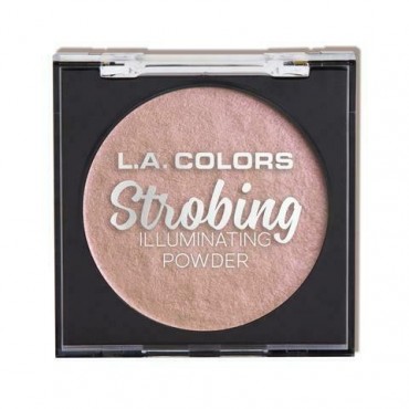 L.A. Colors - Strobing Illuminating Powder - Flashing Pink