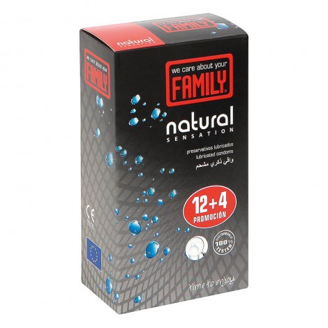 Family - Preservativos - Natural Sensation - 12+4