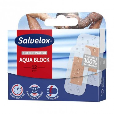 Salvelox - Aqua Block - Apósitos - 12 pcs